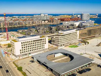 Nordhavn metro — offices nearby